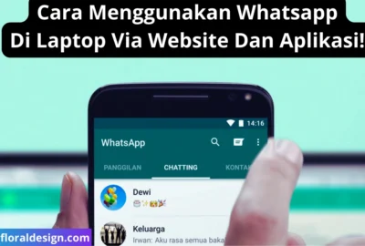Cara Menggunakan Whatsapp Di Laptop Via Website